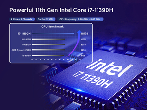 <span class=keywords><strong>GEEKOM</strong></span> Mini PC Mini IT11 Mini ordinateur 16 + 512GB Core I7-11390H Windows 11 Pro 4K UHD Dual WiFi 6 BT HDMI pour le bureau/étude/maison - Product Image 6