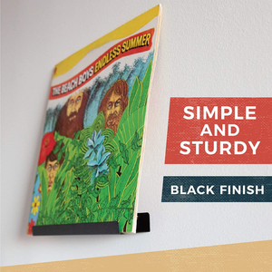 Paquete de 8 soportes de discos de vinilo montados en la pared de Metal de alta calidad, diseño Simple, Material de hierro, estantes de exhibición empaquetados en cartón - Product Image 4