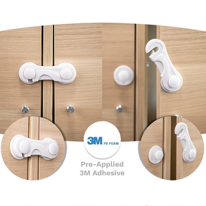 Jiacheng - Vente en gros de produits de sécurité pour bébés - Verrou de sécurité pour armoire - Sécurité pour meubles, fours de cuisine, sièges de toilette - Product Image 2