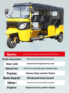 Professional Hotel Concierge Electric Tricycle with Comfortable Seating - Product Image 2