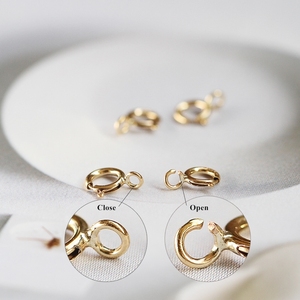Grande Promotion Fermoirs Anneaux à Ressort en Or Rempli 14K pour Bracelets, Colliers et Création de Bijoux – Tailles 5mm, 5.5mm, 6mm, 7mm - Product Image 4