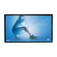 Pantalla de 55 Pulgadas Portworld 2025 con Carcasa Metálica para Montaje en Pared, Android 11/13, Wi-Fi Integrado, para Señalización Digital en Aeropuertos