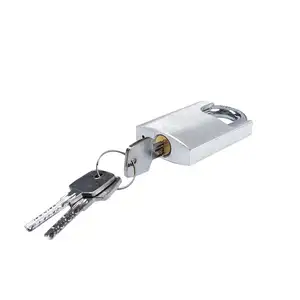 Computer Atom Keys Brass Cylinder Half Wrapped High Quality Aluminum Padlock