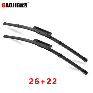 Escobillas limpiaparabrisas delanteras sin marco para Renault Scenic Mk2 2005 2009, goma sintética, ángulo de raspado de 180° - Product Image 3