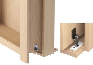 Librería de puerta Murphy Interior personalizada de alta calidad, puerta Invisible oculta de madera maciza para pasillo de Hotel - Product Image 6