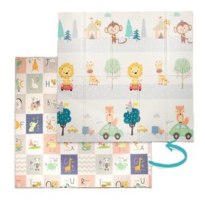 Alfombra de Juego para Bebés Acolchada de XPE Suave, No Tóxica, Ecológica, Impermeable, con Estampado Animal, Plegable, para Ejercicio y Camping - Product Image 1