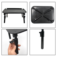 Mesa de Pesca de Plástico Ligera para Carpa y Pesca de Fondo con Soporte para Cebo