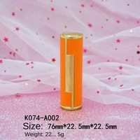 En stock, SIN MOQ, Tubo de lápiz labial vacío de 12.1mm, colorido, estilo chino vintage, con purpurina, tipo push, rojo y blanco