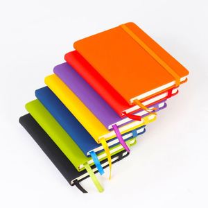 A6 Super <b>Mini</b> Hardcover Diary Soft Pocket Printing 100-Sheet Memo <b>Notebook</b> with PU Leather Cover Gift - Product Image 1