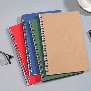 Carnets à spirales A5 en kraft 2025 à faible MOQ, personnalisables, cahiers en papier bon marché, cadeaux promotionnels sur mesure - Product Image 6