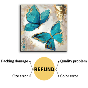 Mejor Venta de Arte Abstracto mariposa moderna impresión simple pinturas impresiones lienzo pintura interior para Decoración - Product Image 4