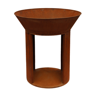 Kingjoy <span class=keywords><strong>Brasero</strong></span> Corten bol à feu robuste en acier avec plaque de gril de Plancha - Product Image 5