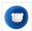 3 pcs/<span class=keywords><strong>lot</strong></span> Boule à linge Décontamination Anti-enroulement Machine à laver Nettoyage des vêtements Boule magique Ménage Forme mignonne Éponge PU - Product Image 4