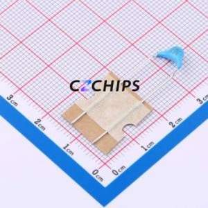 ตัวเก็บประจุแบบปลอดภัย DE2B3SA101KN3AX02F ชนิด Through hole (THT), ระยะขา P=7.5 มม. 100pF 10% 300V X1, Y2 - Product Image 1