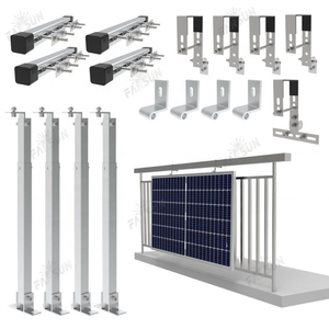 Structure solaire murale FarSun pour toit plat, montage mural, balcon réglable - Product Image 5