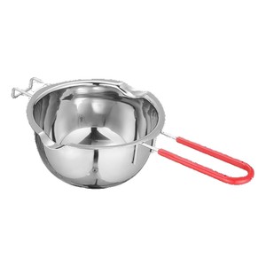 304 Stainless Steel Double Boiler Melting Pot Chocolate Baking Tool With Red Handle - Product Image 2