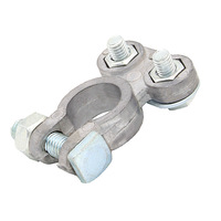 Pince de borne de batterie de voiture, positive et négative, en alliage robuste, type boulon, 12V/24V, pour auto, camion, bateau, camping-car, marine