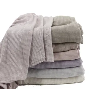 2021 Instant Hoge Kwaliteit Effen Kleur Kreukel Katoenen Crêpe Sjaal Vrouwen Stevige Geribbelde Jersey Sjaals En Sjaals Hijab - Product Image 1