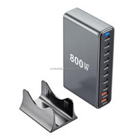 Chargeur de bureau multifonctionnel 800W GAN PD de haute qualité PD140W chargeur transfrontalier nouveau chargeur 10 ports