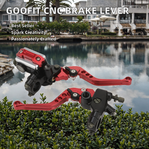 Para <span class=keywords><strong>GOOFIT</strong></span> 7/8 \ "22MM CNC cilindro maestro hidráulico conjunto de bomba de freno y palanca de embrague para motocicleta ATV Dirt Bike y Pit Bike - Product Image 2