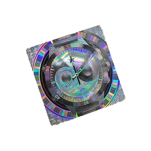 Tarjetas de Visita de Vinilo Adhesivo Holográfico Impresas a Todo Color, Resistentes al Agua, con Logotipo Transparente - Product Image 1