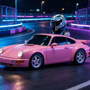 Go Kart Eléctrico Retro Rosa Personalizable con Motor sin Escobillas de 2500w72v, Ideal para Pistas de Karting, Campamentos y Zonas Turísticas - Product Image 6