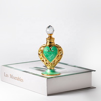 Bouteilles en verre de luxe, flacon vide unique et élégant de 12 ml pour huiles essentielles avec compte-gouttes