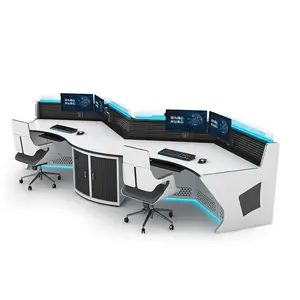 Kehua Fuwei Móveis para Sala de Controle Personalizados, Estações de Trabalho para Call Center, Móveis para Sala de Segurança, Mesa de Controle Inteligente