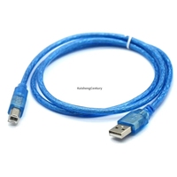 Câble d'imprimante USB 2.0 Type A mâle vers B mâle de 0,3 m/0,5 m/1 m/1,5 m/3 m/5 m/10 m, câble court pour imprimante