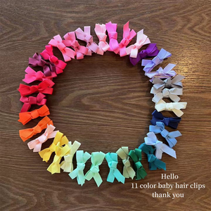 Nuevos Lazos para el Cabello de Tela de Primavera en Oferta, Pinzas para el Cabello, Accesorios para el Cabello para Niños, Juego de 3 Piezas - Product Image 2