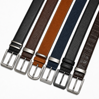 Ceinture en cuir véritable haut de gamme sur mesure avec boucle à ardillon, classique, décontractée, imperméable, respirante, de luxe, formelle, pour affaires