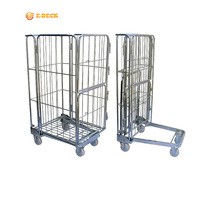 Chariot de sécurité de transport pliable et durable à 4 côtés pour le stockage