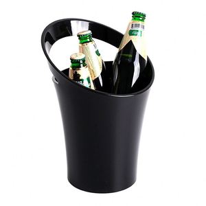 Enfriador de Bebidas Portátil Clásico de Plástico de 3.2L, Cubo de Hielo para Fiestas, Enfriador de Champán para Cerveza y Vino - Product Image 1