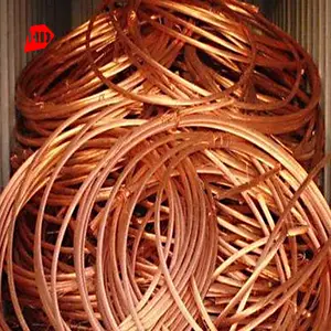 Alambre de chatarra de cobre usado 99,99 Alambre de cobre reciclado Molino de chatarra Baya Cobre Chatarra 99.99% Precio