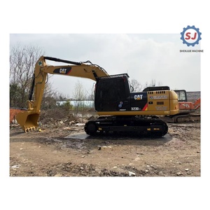 Excavatrice hydraulique Caterpillar 323 d'occasion, 23 tonnes, pour travaux de terrassement et de construction, machine d'origine prête à être expédiée - Product Image 2