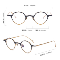 Gafas de Sol Elegantes Ultraligeras con Armazón de Titanio Puro, Lentes de Resina, Diseño Redondo Vintage, Logotipo Personalizado, Venta al Por Mayor, de Lujo, para Hombre y Mujer