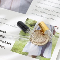1ml 2ml 3ml 10ml Mini testeur de parfum vide Échantillon 2ml Vaporisateur d'huile de parfum en verre