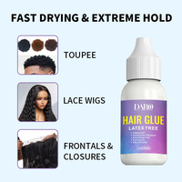 Colle pour extensions de cheveux à séchage rapide, produits de marque privée OEM, colle pour perruque, adhésif pour perruque en dentelle, colle pour cheveux imperméable