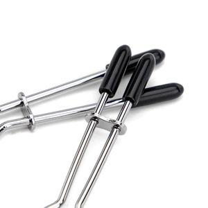 Pinzas Eróticas para Pezones Plateadas Ajustables para Mujeres, Juguetes para Adultos - Product Image 3
