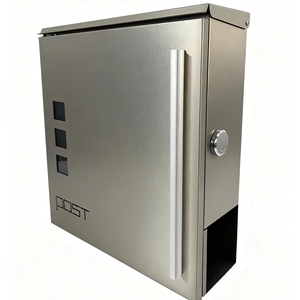 Boîte aux lettres d'extérieur moderne de qualité supérieure en acier inoxydable Boîte aux lettres de conception étanche à <span class=keywords><strong>la</strong></span> pluie avec grande capacité - Product Image 1
