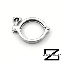 Raccord Sanitaire Tri-Clamp en Acier Inoxydable 304, Vis à Aile Simple, Poli Miroir, 5,0 Pouces, pour Applications Alimentaires, Laitières, Brasseries, Tuyauterie, OEM