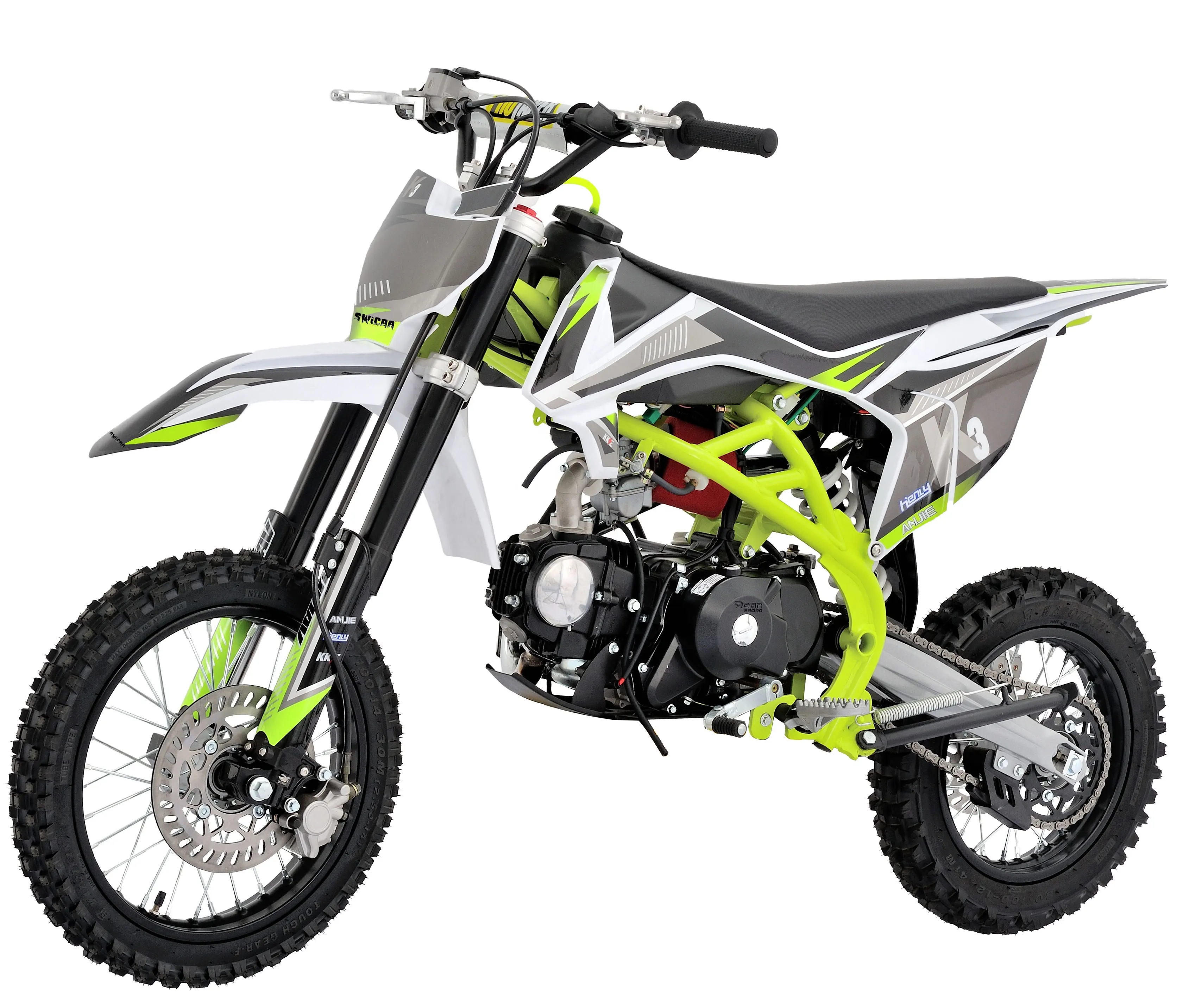 125cc 140cc 4-stroke gaz powered off road bisiklet dirt bike arazi motosikleti CE EPA