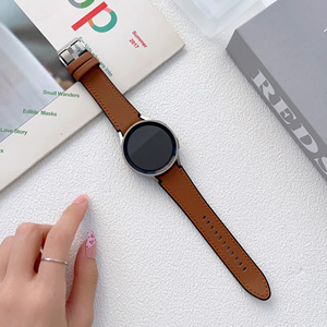 Bracelet de rechange en cuir pour Samsung Galaxy Watch <span class=keywords><strong>42mm</strong></span> <span class=keywords><strong>Huawei</strong></span> <span class=keywords><strong>GT2</strong></span>, 24 22 20 18 16 14 mm - Product Image 5