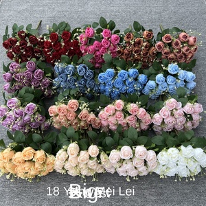 Nouveau commerce extérieur faisceaux <span class=keywords><strong>Rose</strong></span> usine 18 <span class=keywords><strong>West</strong></span> Yang Lei mariage fausses fleurs Noël <span class=keywords><strong>Rose</strong></span> tenant des fleurs en gros - Product Image 1