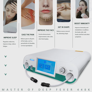 448Khz Res kap fasya bıçak Tecar 3 in 1 vücut şekillendirici anti-selülit ağrı kesici taşınabilir Indiba Tecar terapi Rf makinesi - Product Image 5