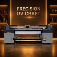 Imprimante UV à bande maille UV 1906 en gros, machine d'impression numérique haute vitesse directe usine pour toile, art, coque de téléphone Pro