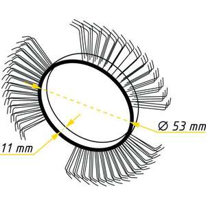 HAZET - 9033-6-03/5 Courroie de brosse pointes grossières de 11 mm de large (5 pièces) -EAN 4000896160181 ABRASIFS - Product Image 2