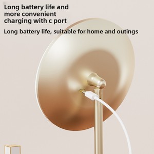 <span class=keywords><strong>Specchio</strong></span> da <span class=keywords><strong>Trucco</strong></span> Personalizzato con Asta in Lega 1x, Luce LED, Base in Legno, Girevole, <span class=keywords><strong>per</strong></span> Dormitorio e Casa - Product Image 4