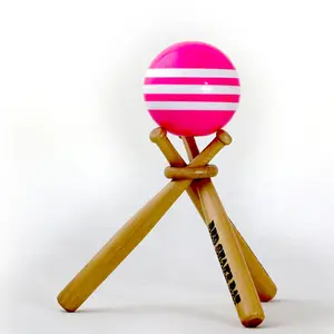 Mini-Holz-Baseball-Schlägerhalter holz-Baseballschläger-Ball-Display