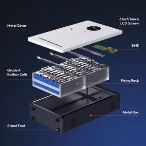 Batterie lithium-ion intelligente BMS de 15 kWh, disponible avec des cellules de qualité A de 280 Ah/300 Ah, adaptée au stockage d'énergie photovoltaïque - Product Image 4